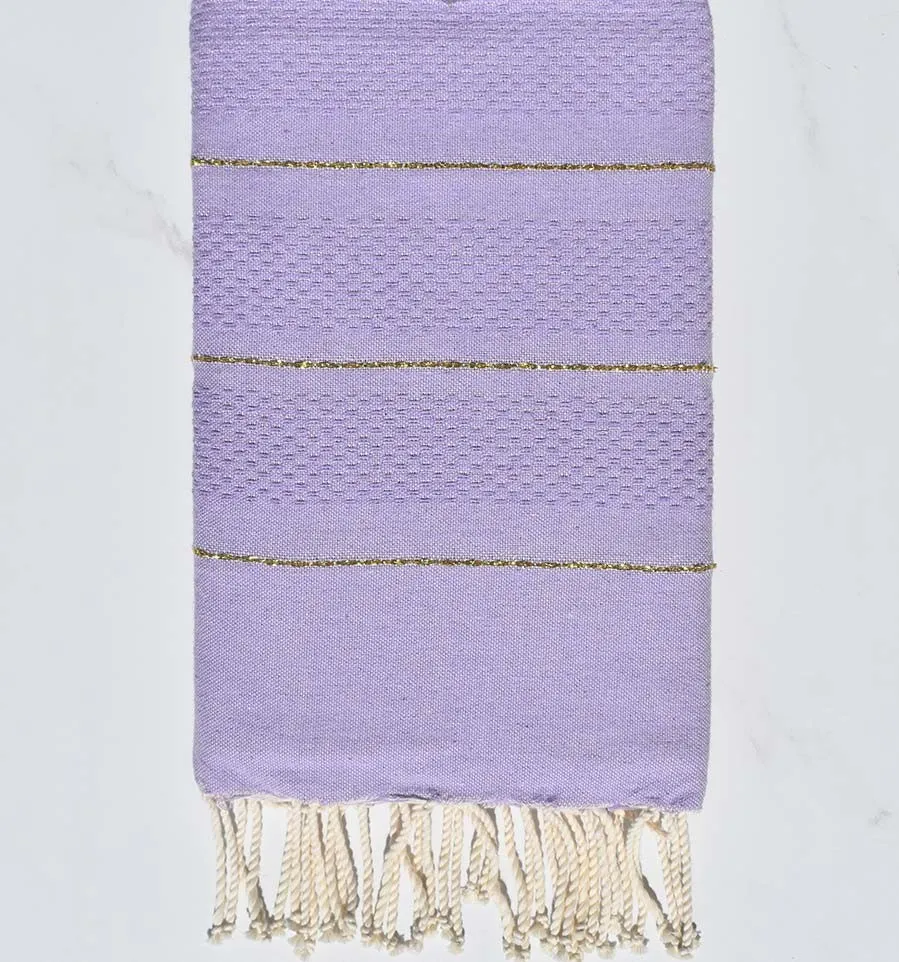 Fouta Lurex Waben lila Fouta Tunisia - 1