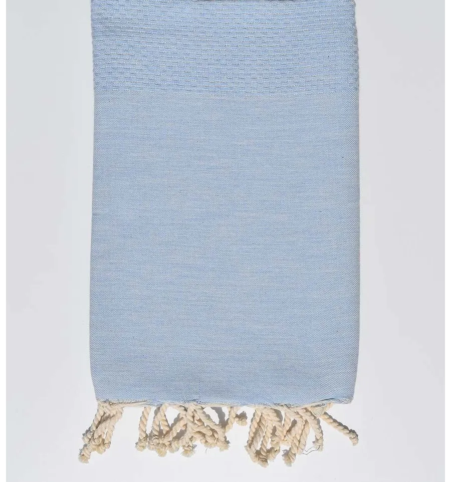 Strandtuch Helles Pastellblau Fouta Tunisia - 1