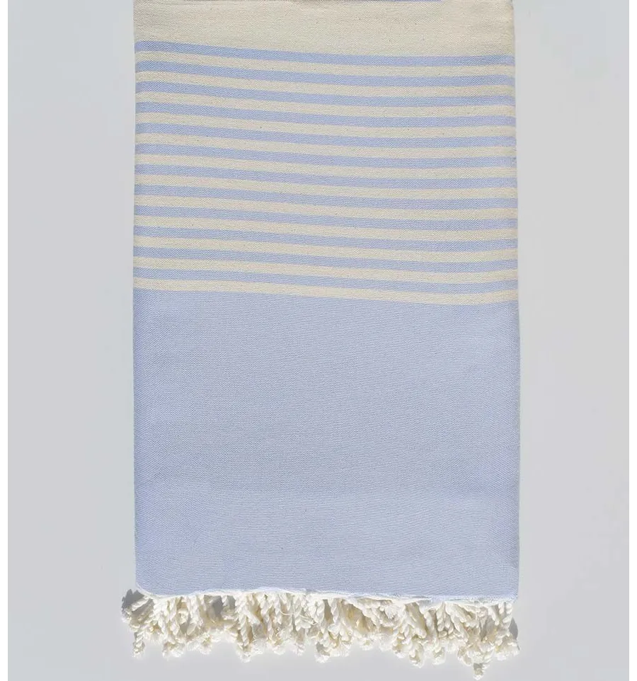 BETTÜBERWÜRFE Lavendel mit Streifen Fouta Tunisia - 1