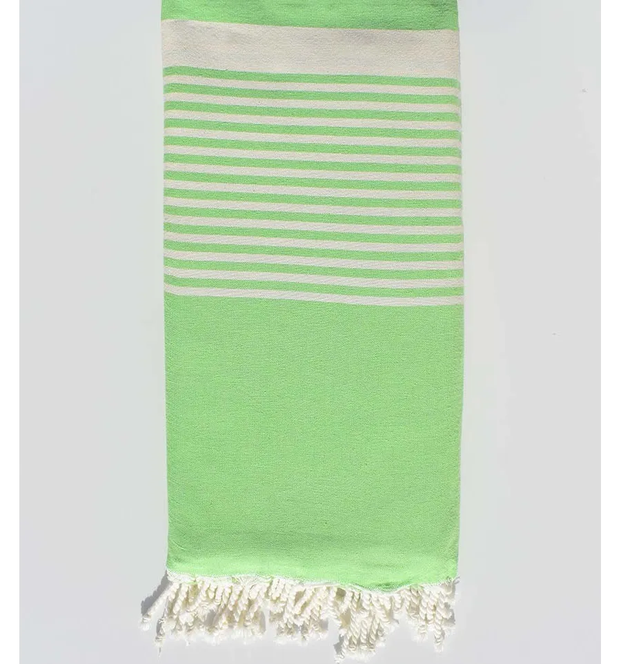 Bettüberwürfe Grüner Apfel 2.9m*1.9m Fouta Tunisia - 1