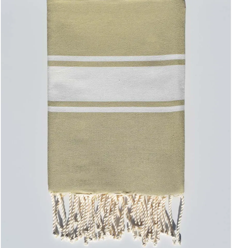 Fouta hell khaki grün Fouta Tunisia - 1