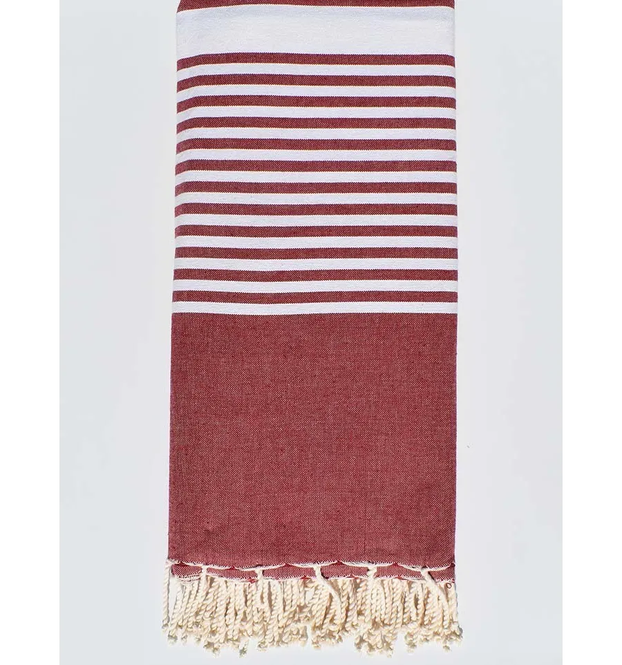 Bettüberwurf Krapplack 1.9m*3m Fouta Tunisia - 2