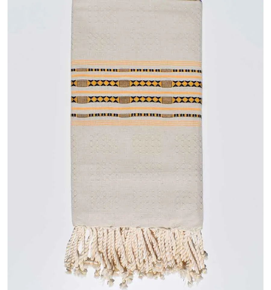 Beige thalasso fouta Fouta Tunisia - 1