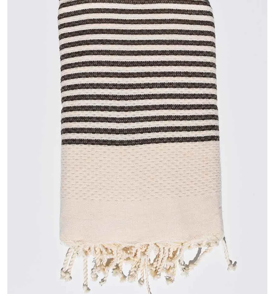 Fouta Bettüberwürfe Braun  - 1