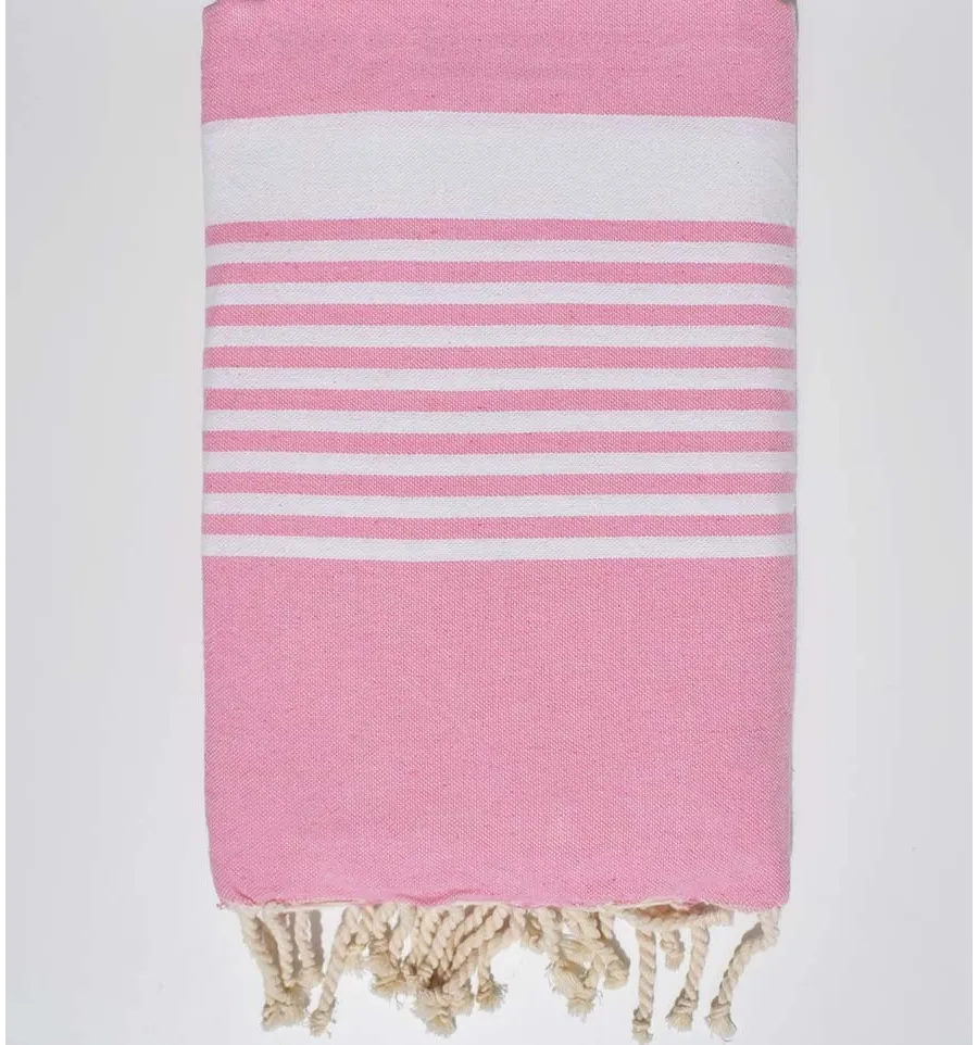 Bettüberwurf  Hell-Pink Fouta Tunisia - 1