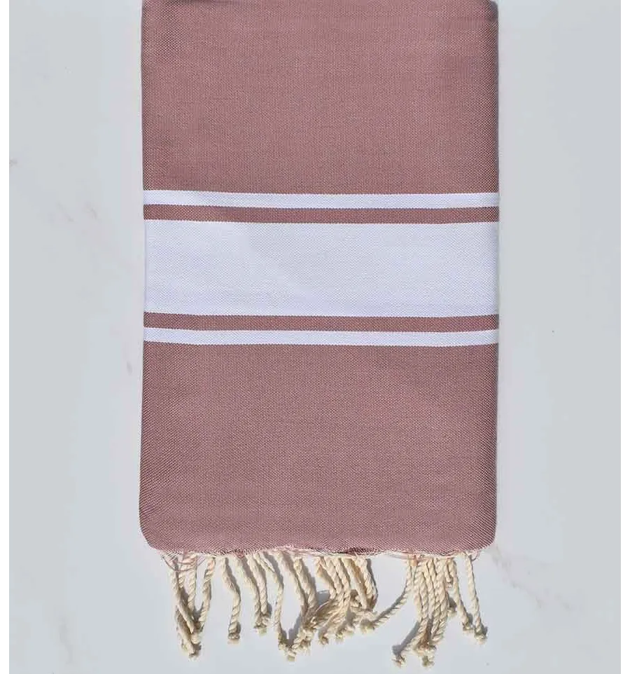 Strandtuch rosa Flieder Fouta Tunisia - 1