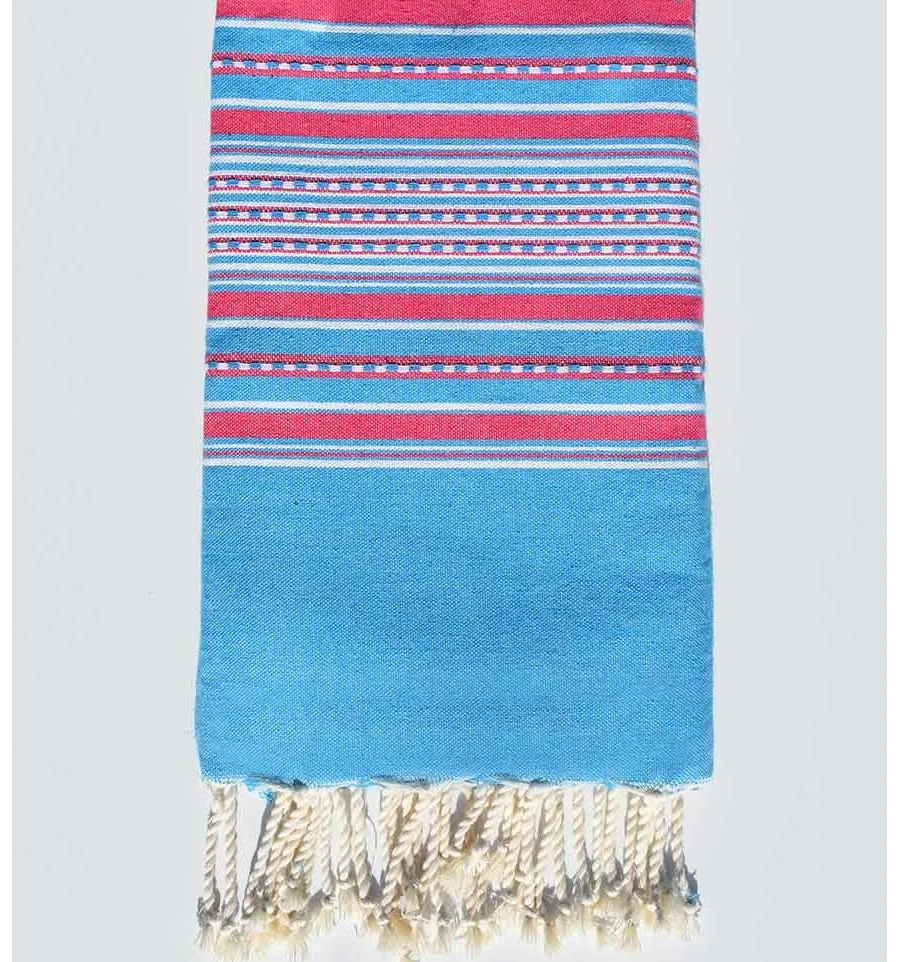 Fouta Arabeske hellblau Fouta Tunisia - 1