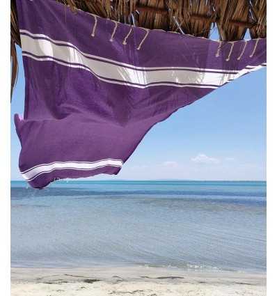 Fouta platte Pflaume Fouta Tunisia - 1