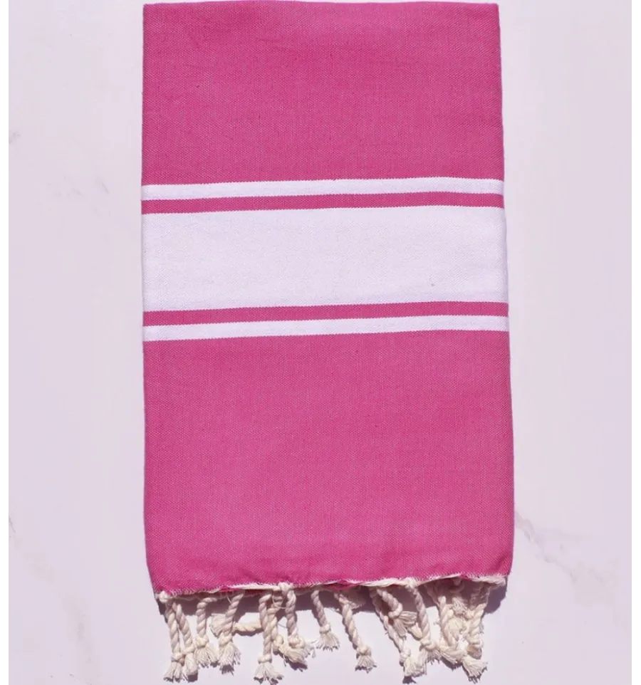 Strandtuch Rosa Himbeere Fouta Tunisia - 1