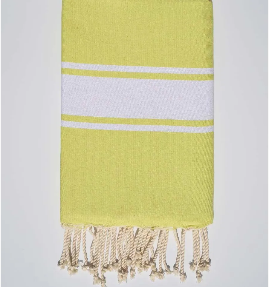 Strandtuch gelb chrom Fouta Tunisia - 1