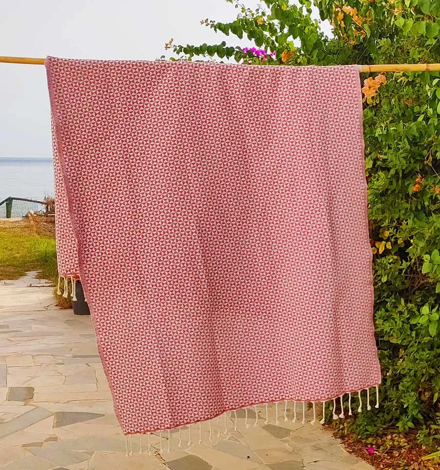 Fouta Schmetterling roter Fouta Tunisia - 1