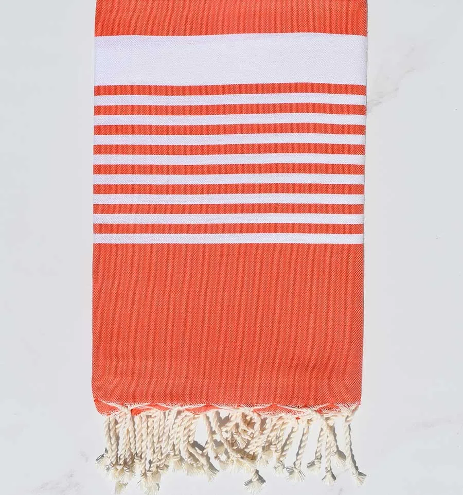 Fouta Arthur dunkelorange Fouta Tunisia - 1