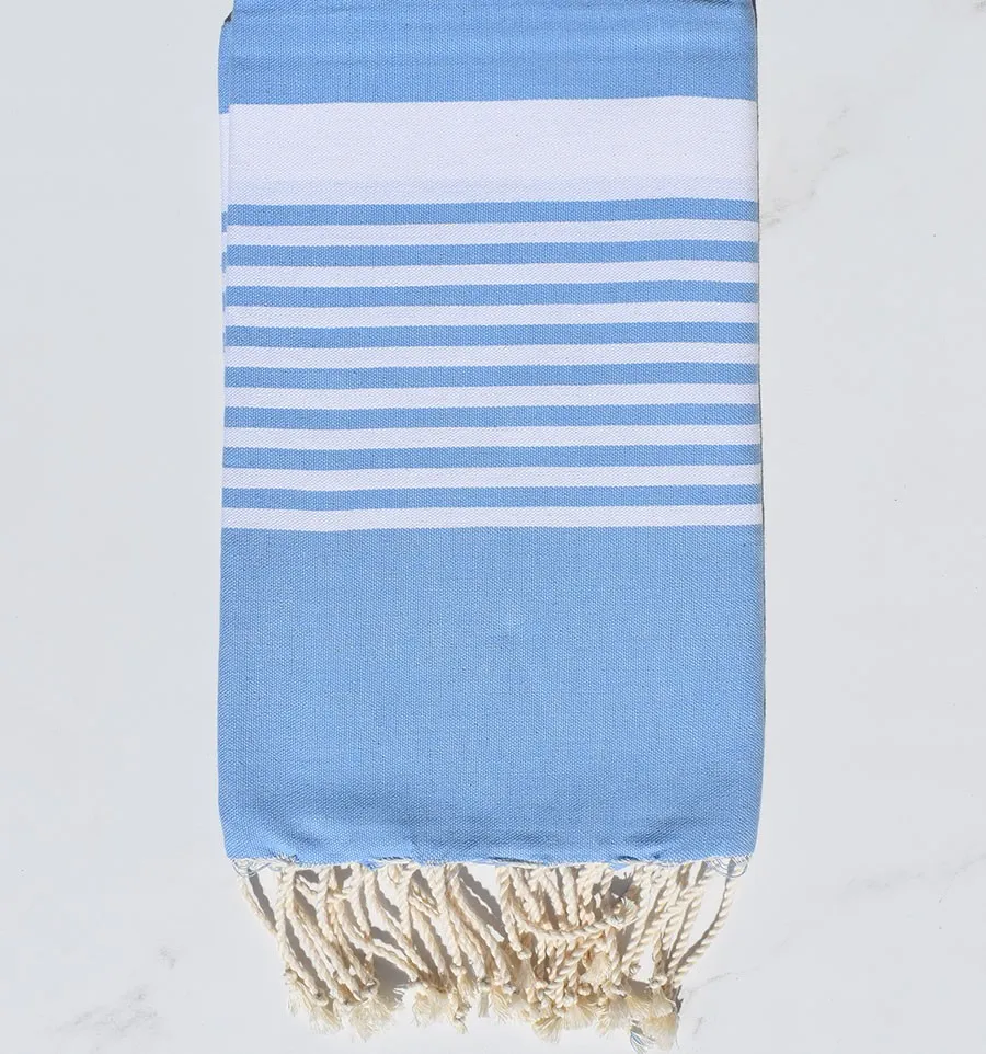 Fouta Arthur himmelblau Fouta Tunisia - 1