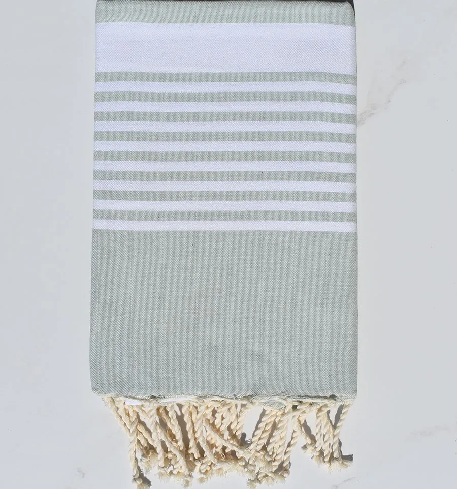 Mattiertes blaues Arthur Strandtuch Fouta Tunisia - 1