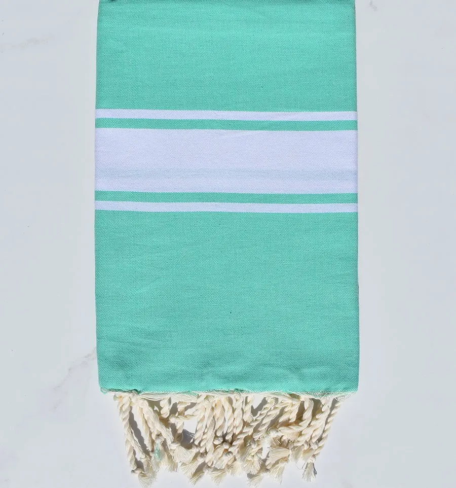 Fouta platte grüner Wasserfall Fouta Tunisia - 1