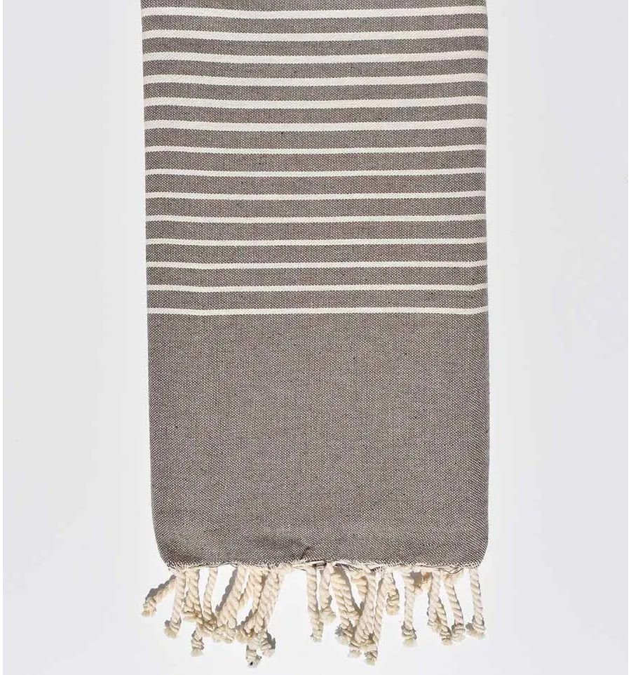 Strandtuch Portofino Taupe Fouta Tunisia - 1