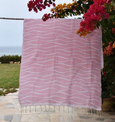 Strandtuch Hawaii Pink Fouta Tunisia - 1