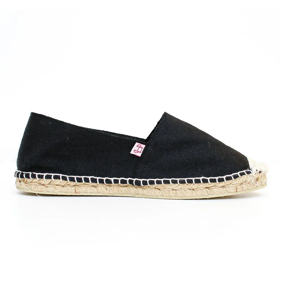 Schwarze Damen Espadrilles Crabster - 1