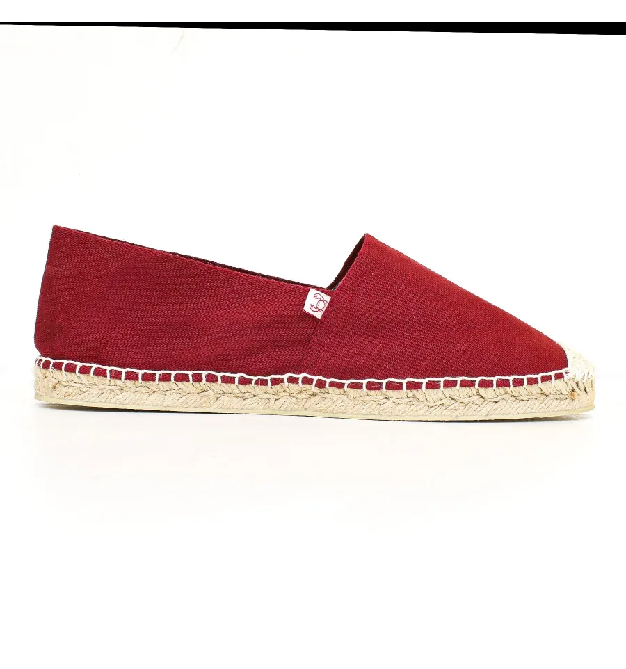 Bordeauxrote Herren Espadrilles Crabster - 1