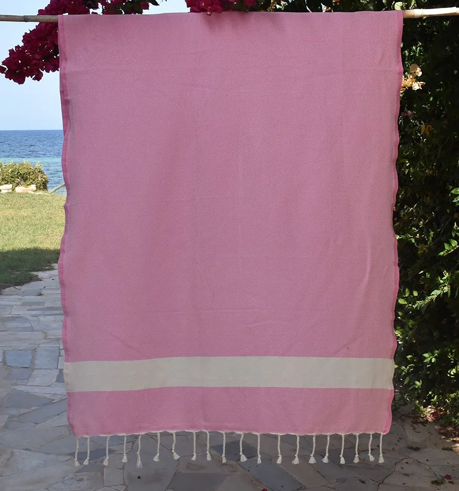 Strandtuch Diamant Rosa Fouta Tunisia - 1