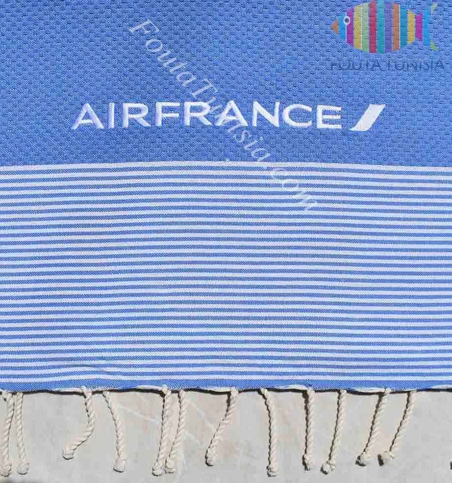 AIR FRANCE besticktes Strandtuch 