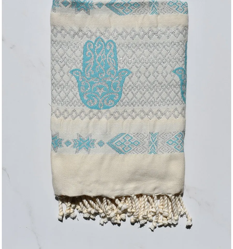 FOUTA KHOMSA Bleu ciel 