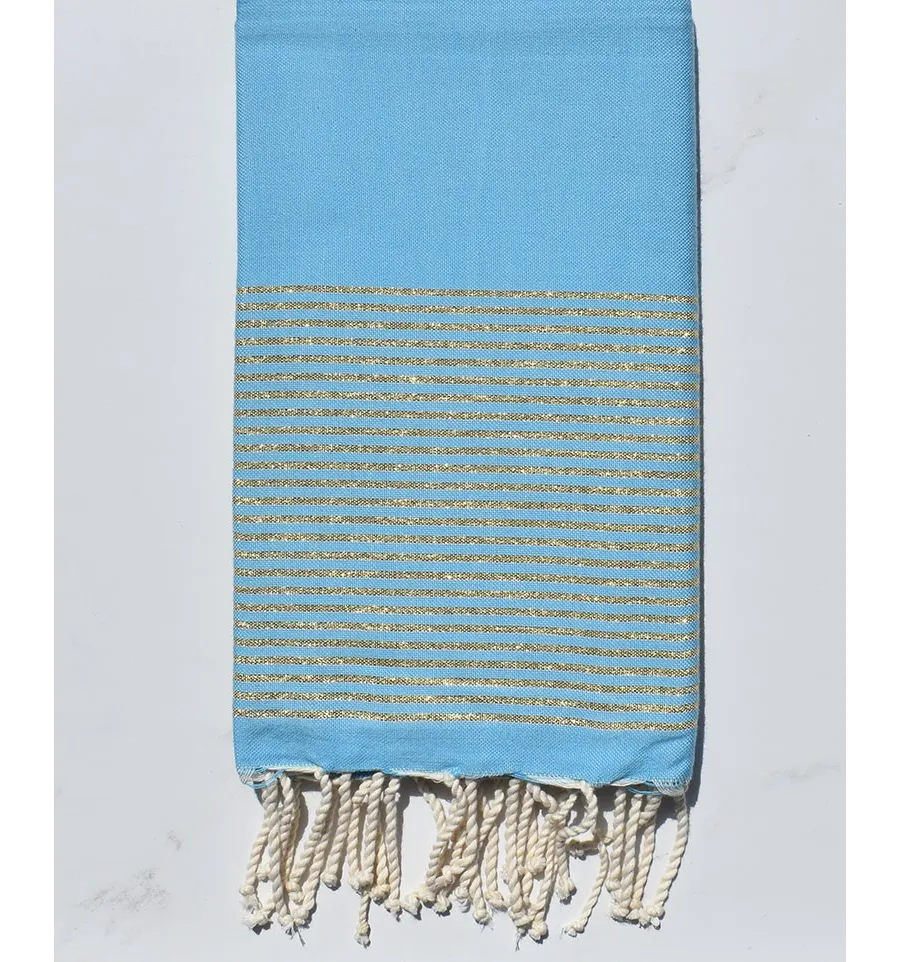 FOUTA Lurex PLATE Blond  