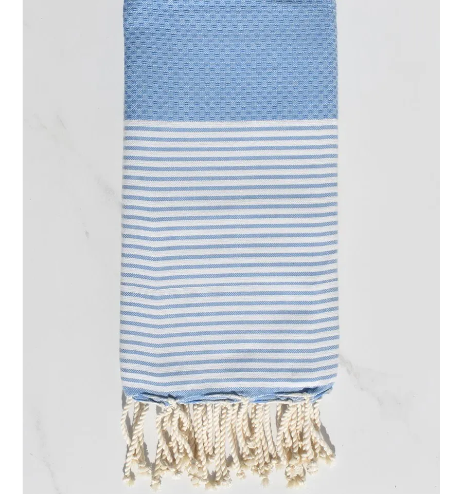 Fouta Wabenblau cæruleum Fouta Tunisia - 1