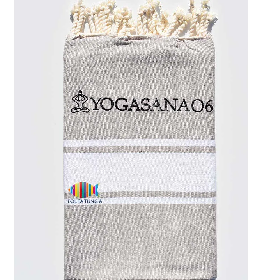 Gesticktes Yoga Strandtuch Fouta Tunisia - 2