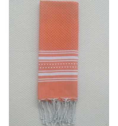 Minituch Karottenorange und weißes Fouta Tunisia - 1