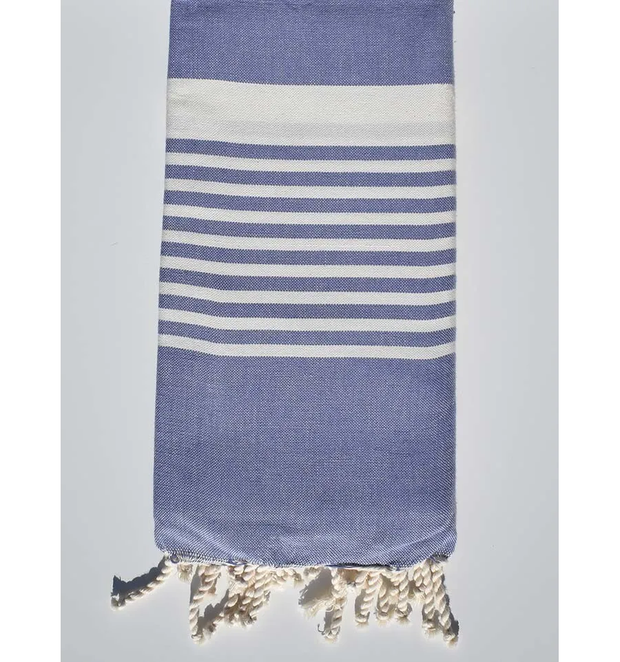 Strandtuch arthur  Lavendelblau Fouta Tunisia - 1